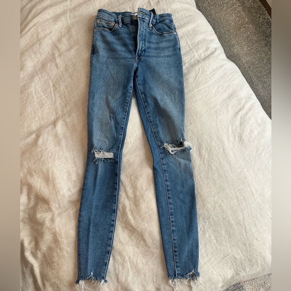 Good American Zara Jeans High Rise Skinny Jeans